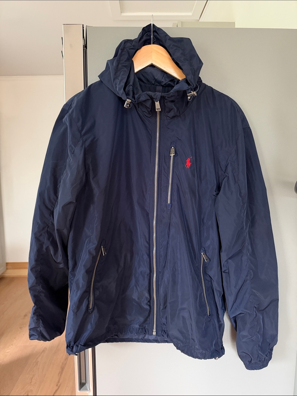 Polo Ralph Lauren Navy Blue Windbreaker Jacket Size S